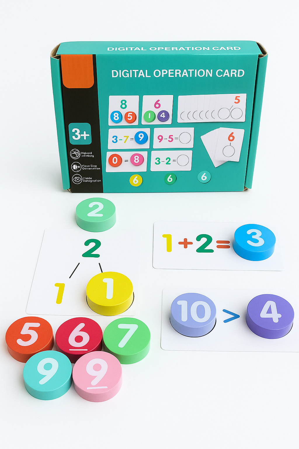 Tarjetas Montessori de Operaciones Matemáticas